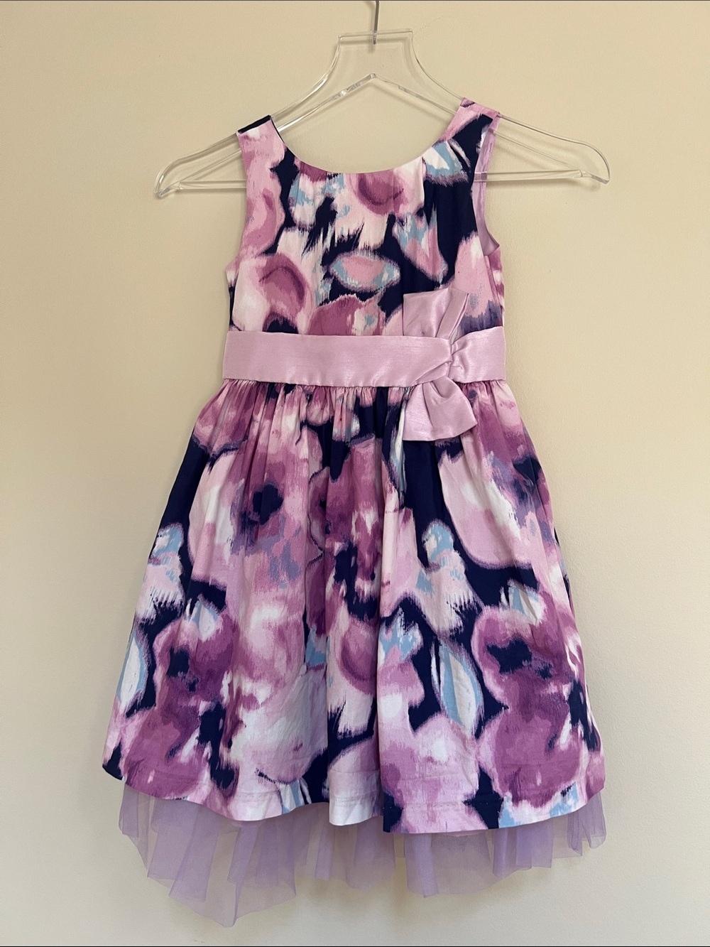 Gymboree Girls Watercolor Floral Print Dress 5T